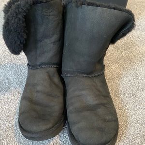 Ugg black Bailey button boots
